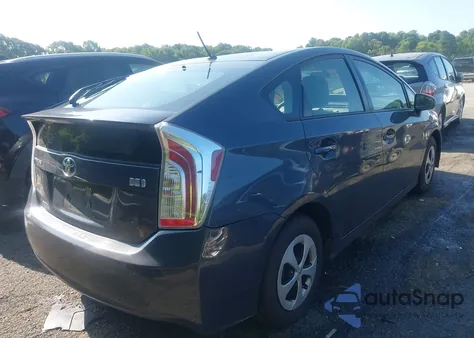 2012 Toyota Prius Two из США, поврежденный, VIN JTDKN3DU4C5478440